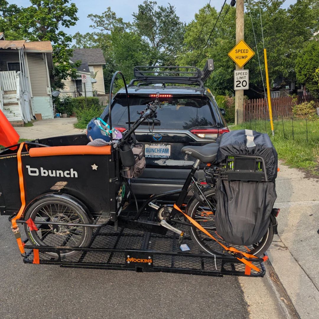 Hitch Carrier Rack For Cargo Bikes