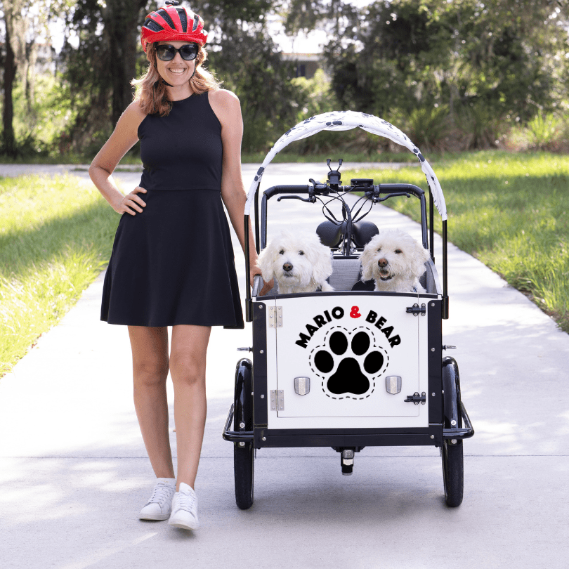 Custom designed Bunch Bike K9 3.0 for Dog Days #Style Trend_Paw Print