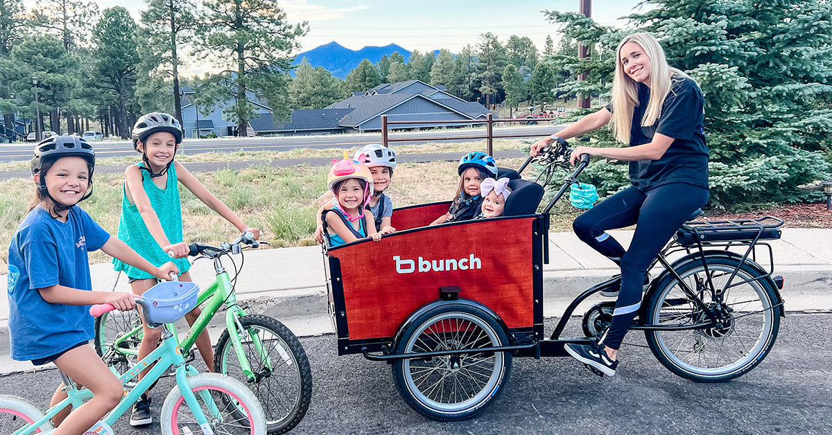 Bunch Bikes | Electric Cargo Bikes | Front Load Family 3-Wheel Trikes
