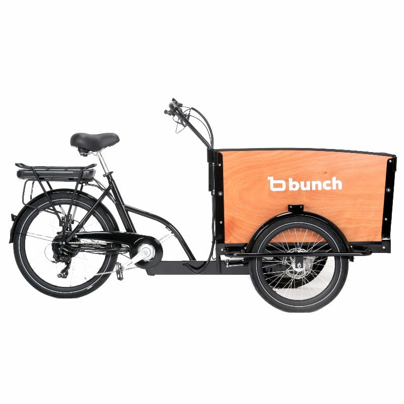 Side view - Bunch Bike Original 3.0 with V2 panels -  #color_Honey Woodgrain