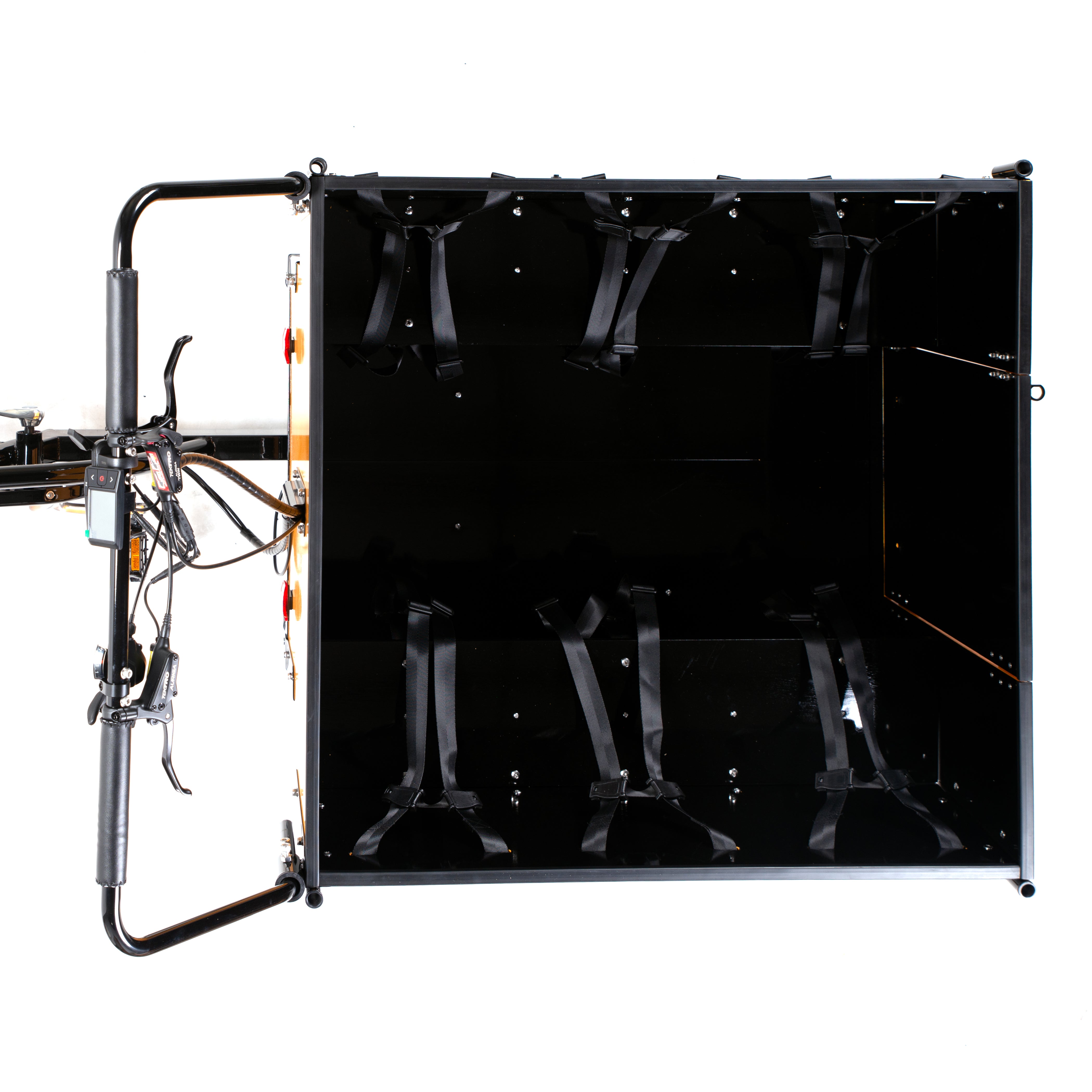 Preschool cargo bike for 6 kids #color_Classic Yellow & Black