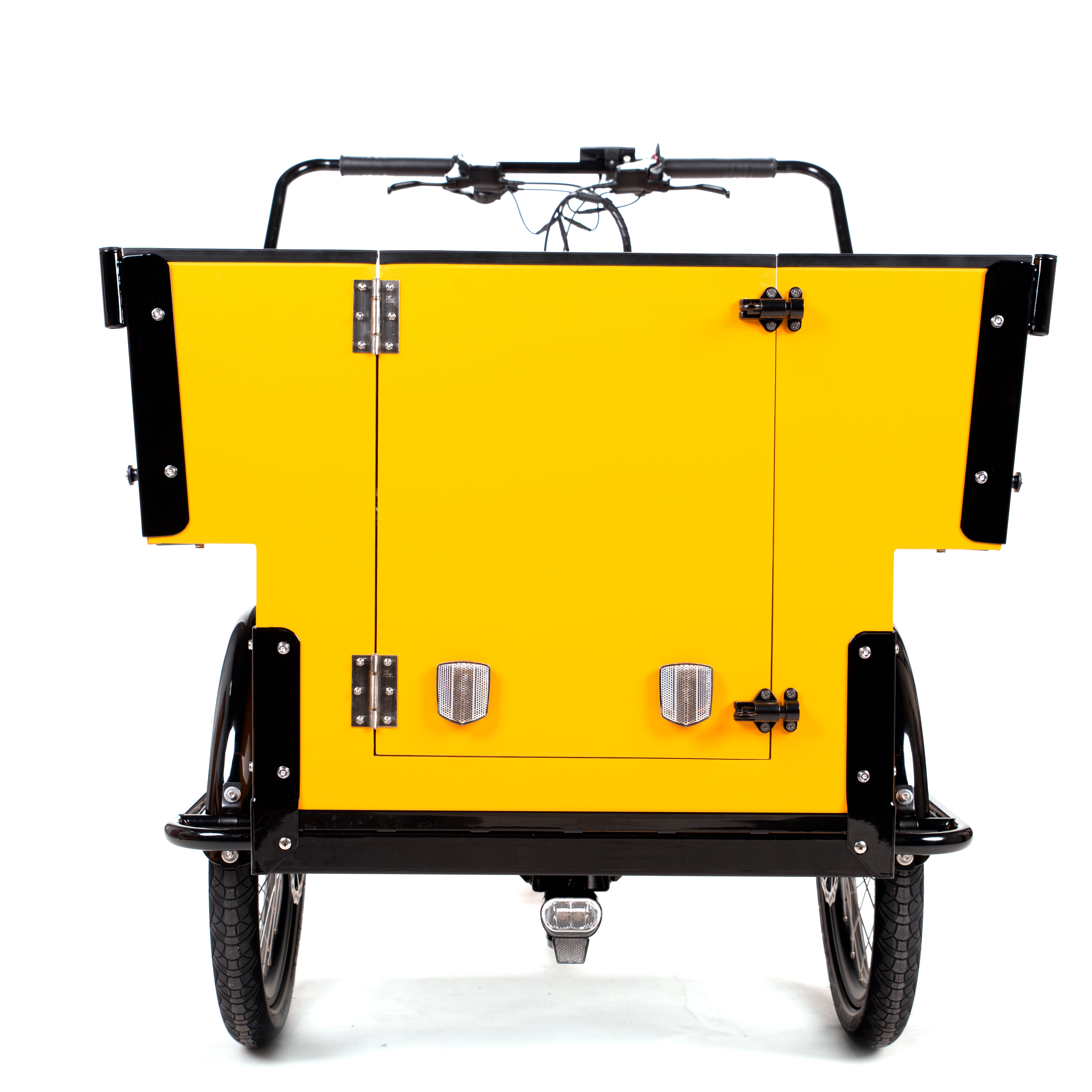 Preschool cargo bike for 6 kids #color_Classic Yellow & Black