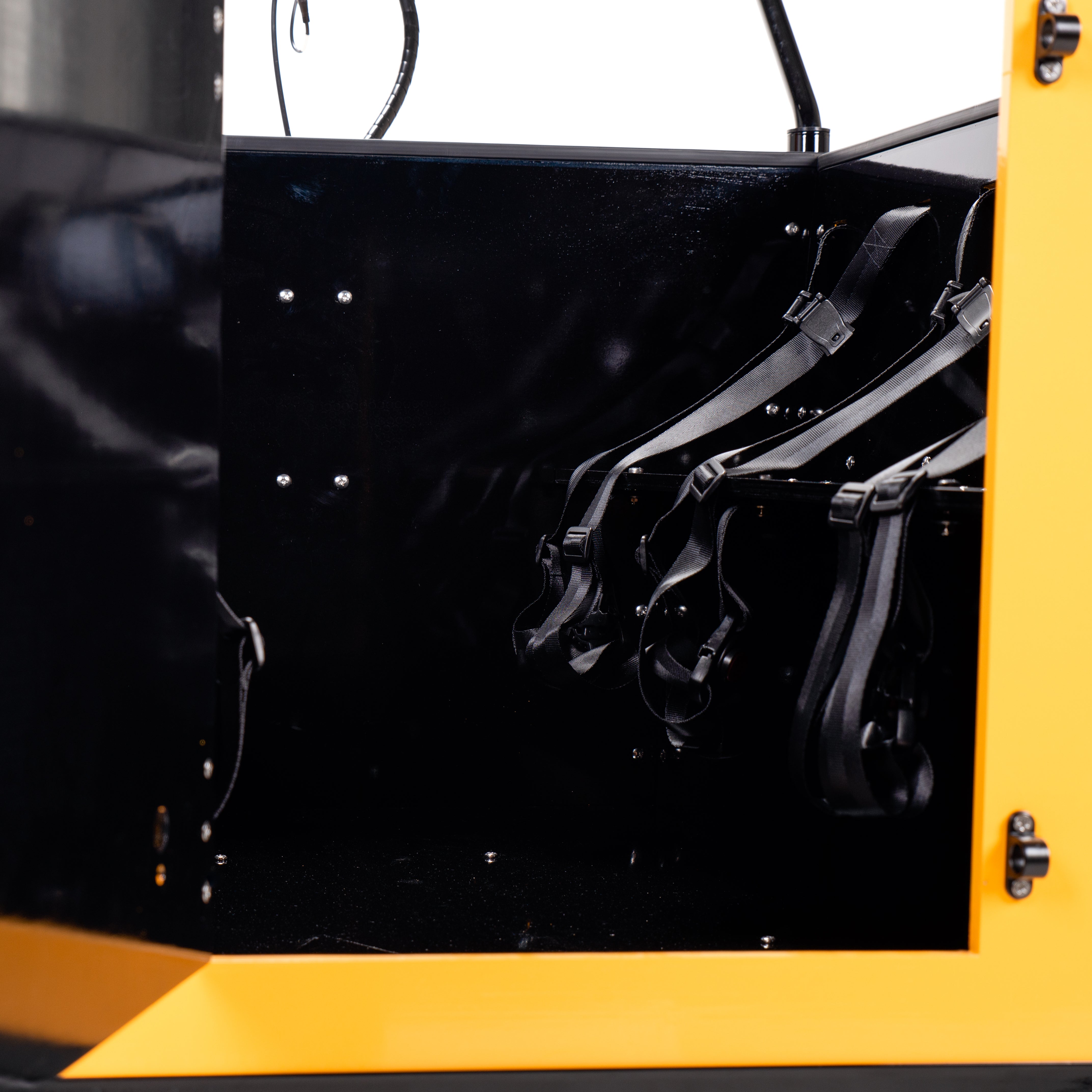 Preschool cargo bike for 6 kids #color_Classic Yellow & Black