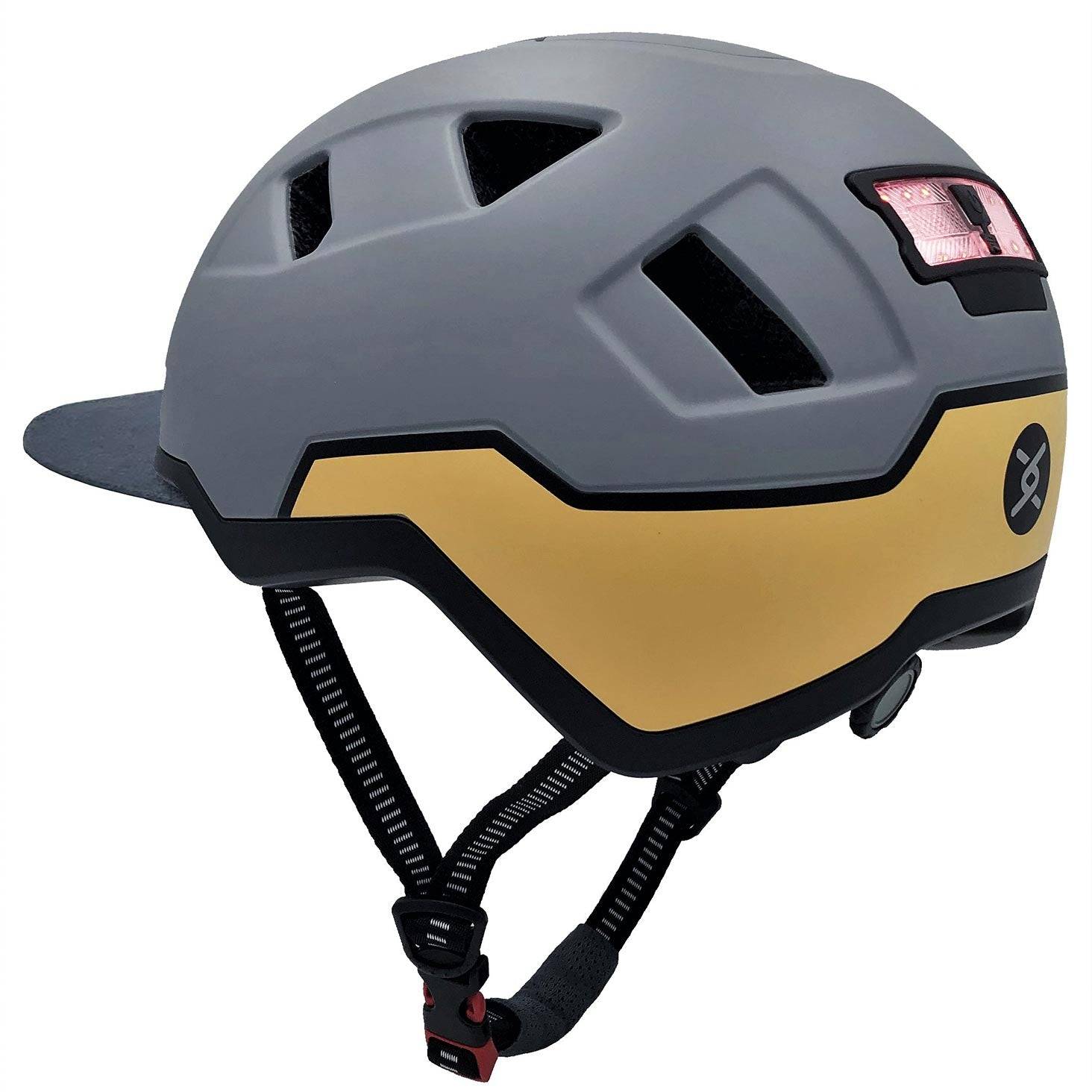 Xnito Ebike Helmet With Lights - Gull