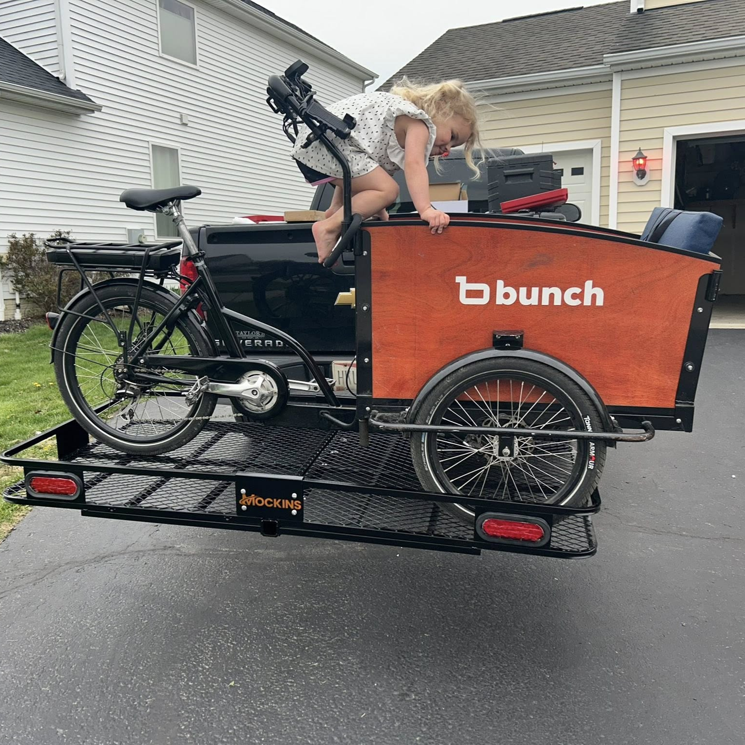 Hitch Carrier Rack For Cargo Bikes