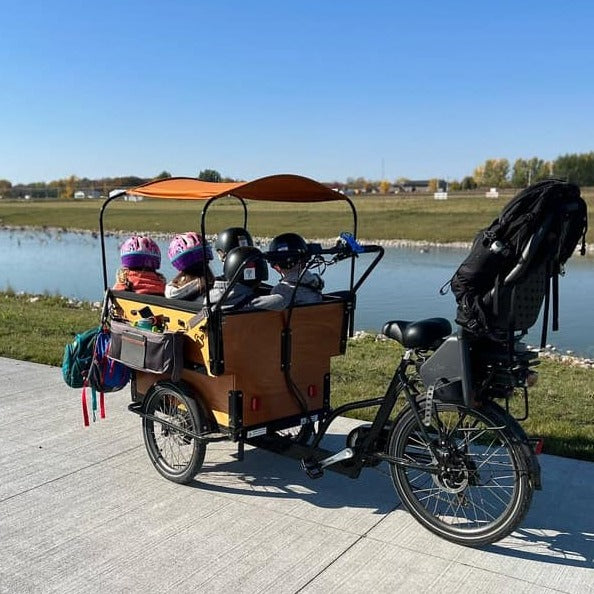 Preschool Bunch Bike - kids in nature school at lake #color_Honey Woodgrain