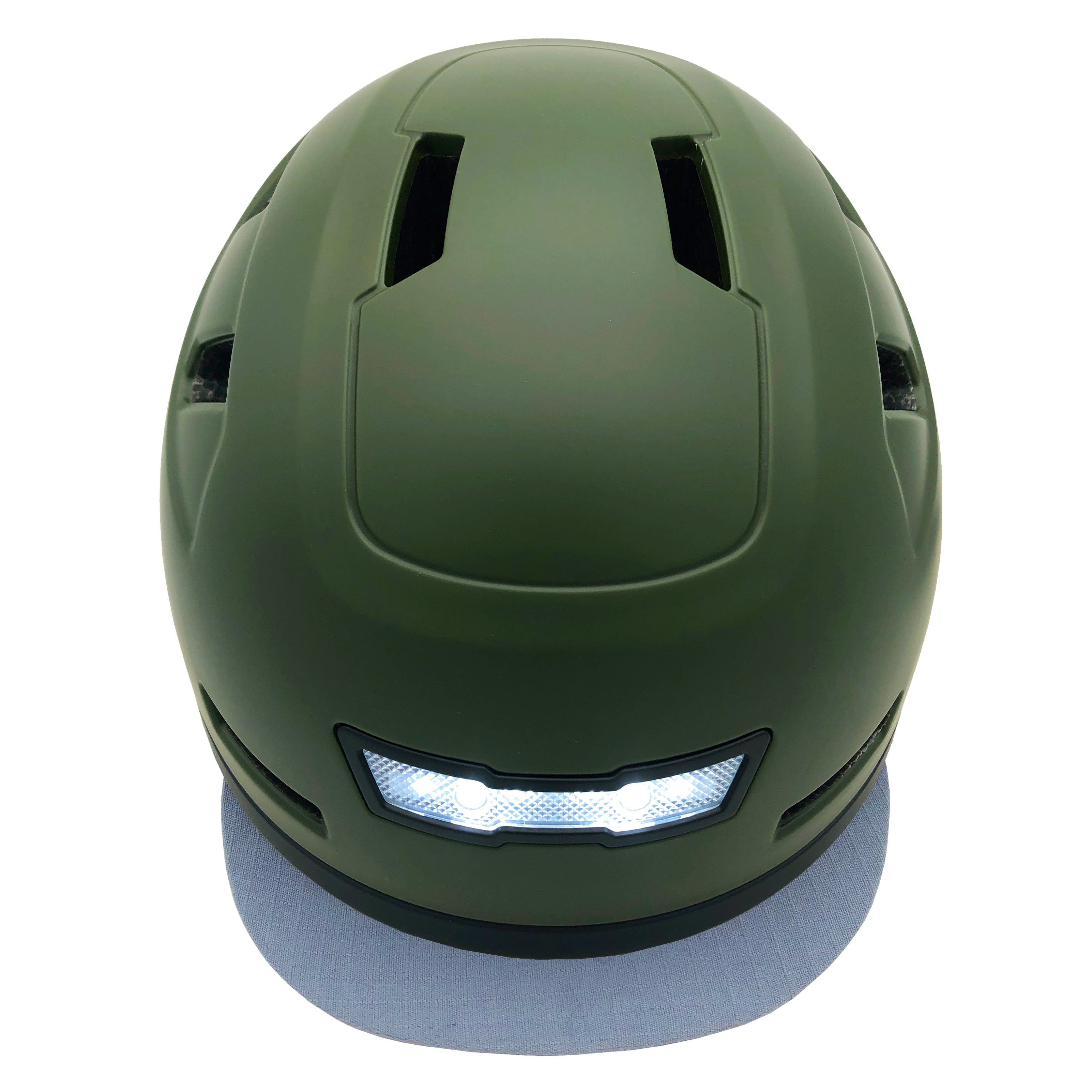 Xnito Ebike Helmet With Lights - Moss