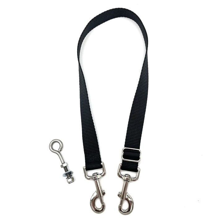 Double-Clip Dog Leash & Eye Bolt