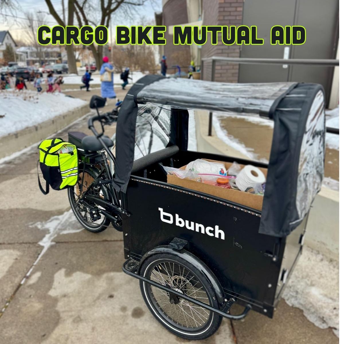 Mutual aid - by cargo bike