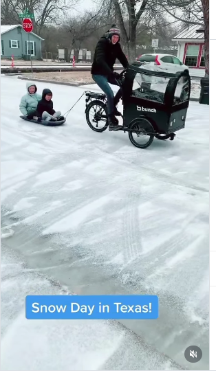 Bunch Bike Snow Day!