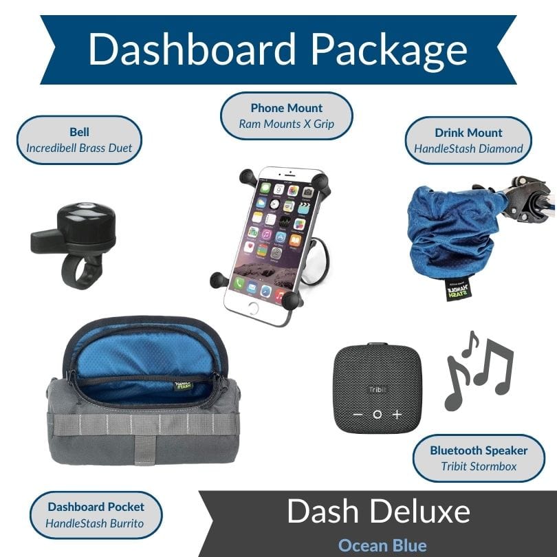 Dashboard Package - Dash Deluxe #color_Ocean Blue #style_Dash Deluxe