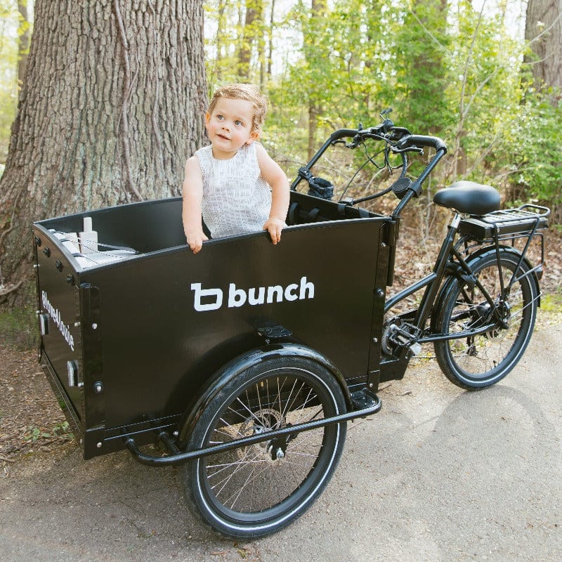 Toddler in bunch bike - #color_Cool Black
