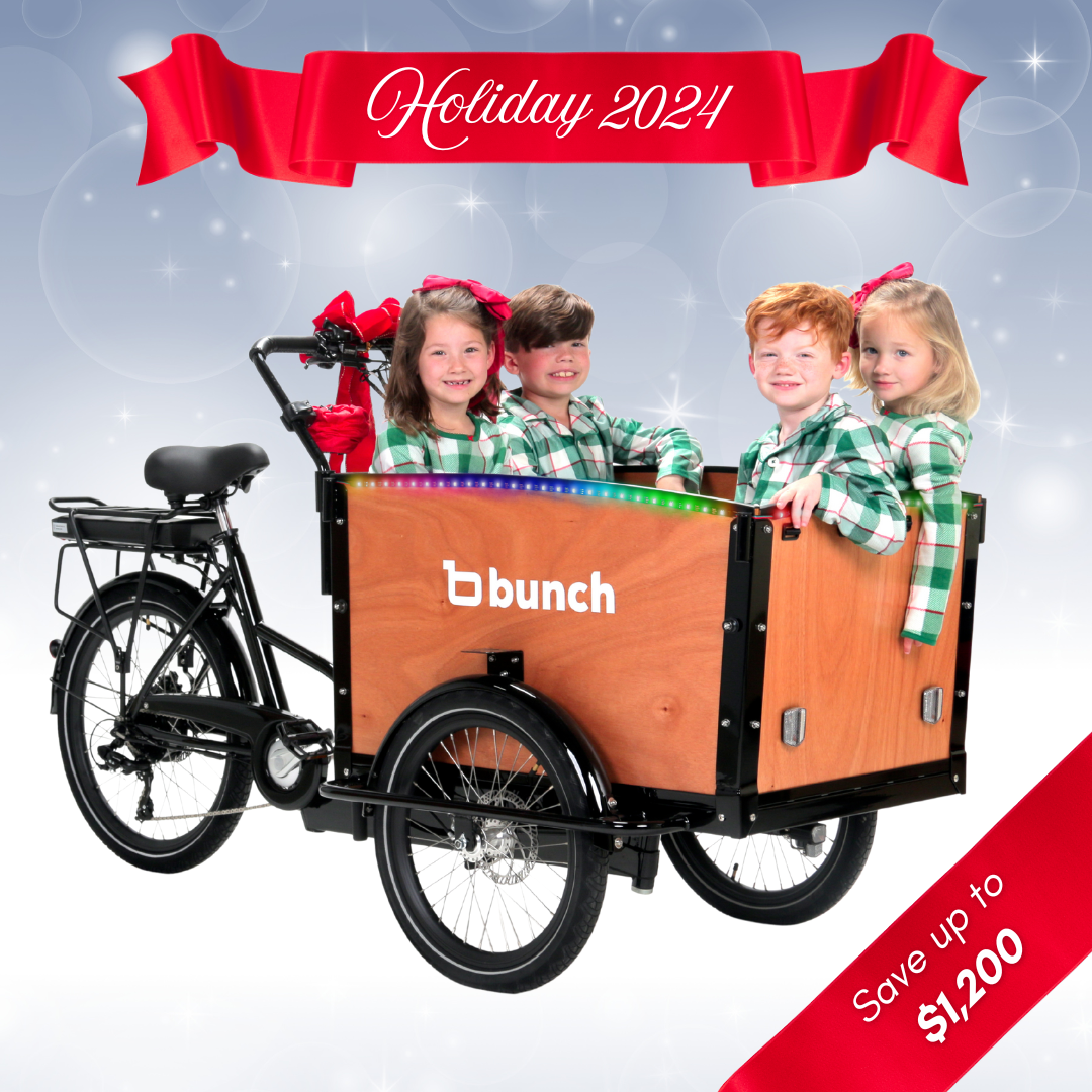 Black Friday 2024 SALE: Bunch Bike 4+ Electric Cargo Bike