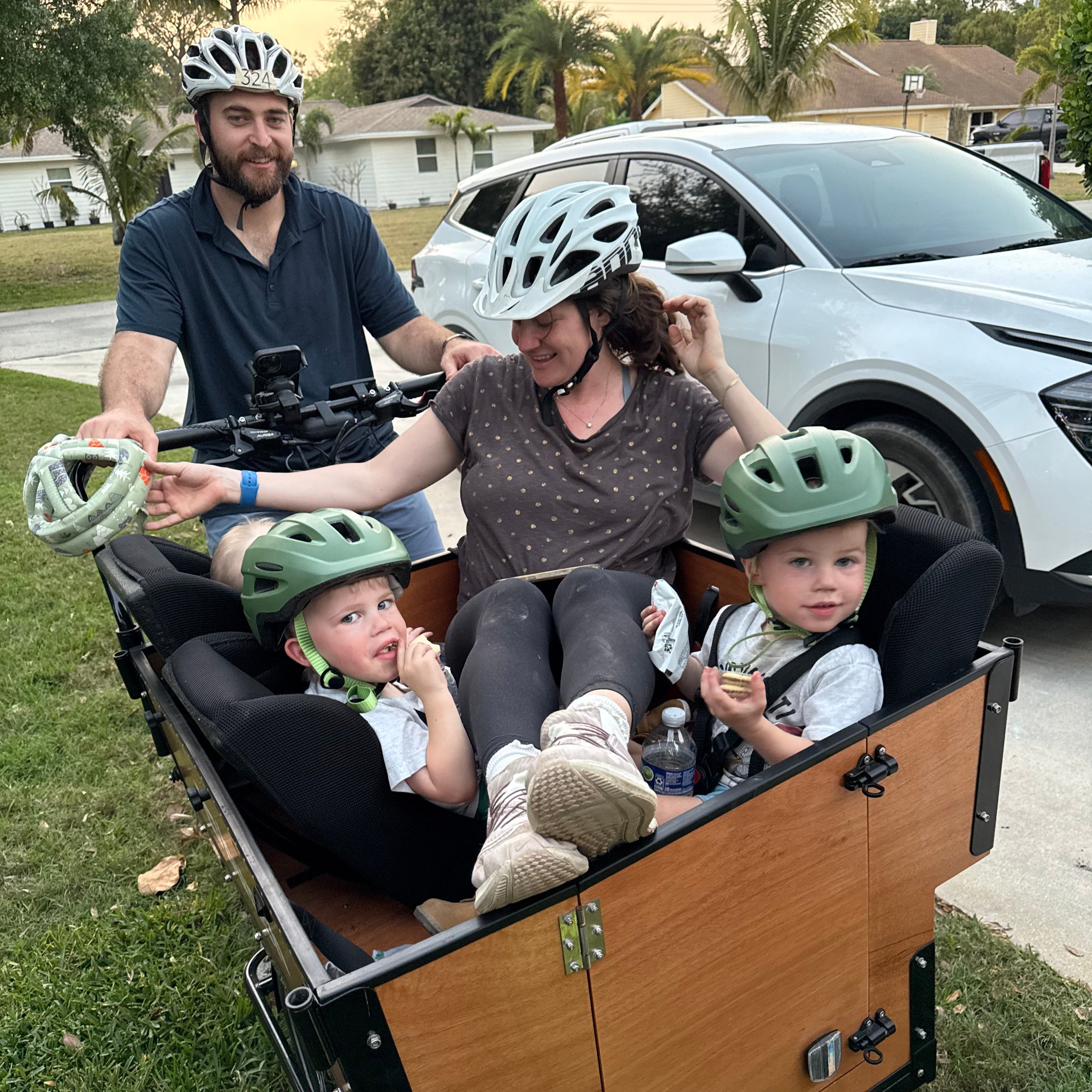 Preschool Bunch Bike #color_Honey Woodgrain