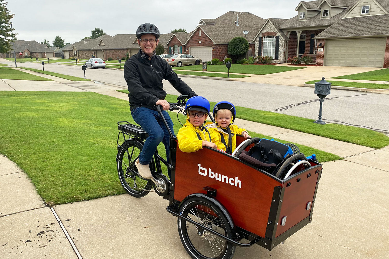 Bunch Bikes Electric Cargo Bikes Front Load Family 3 Wheel Trikes