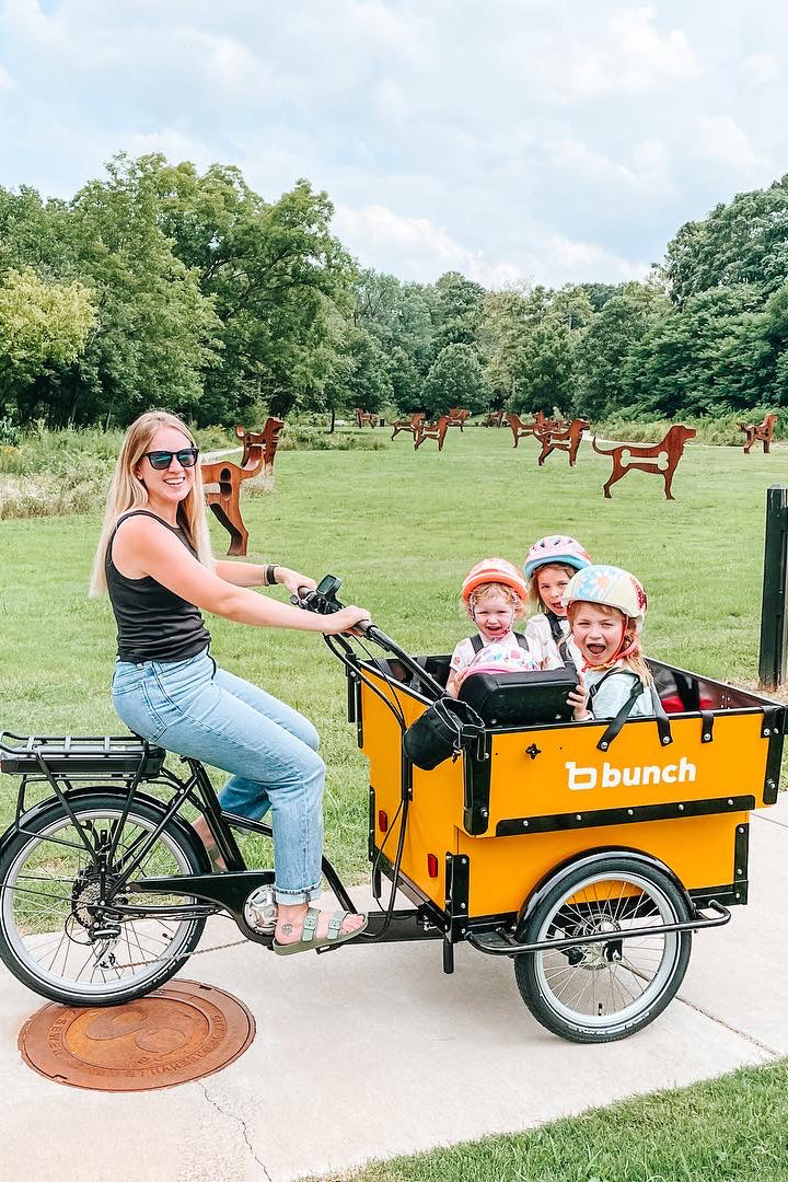 The Preschool Electric Cargo Bike Family Cargo Trike for 6 Kids