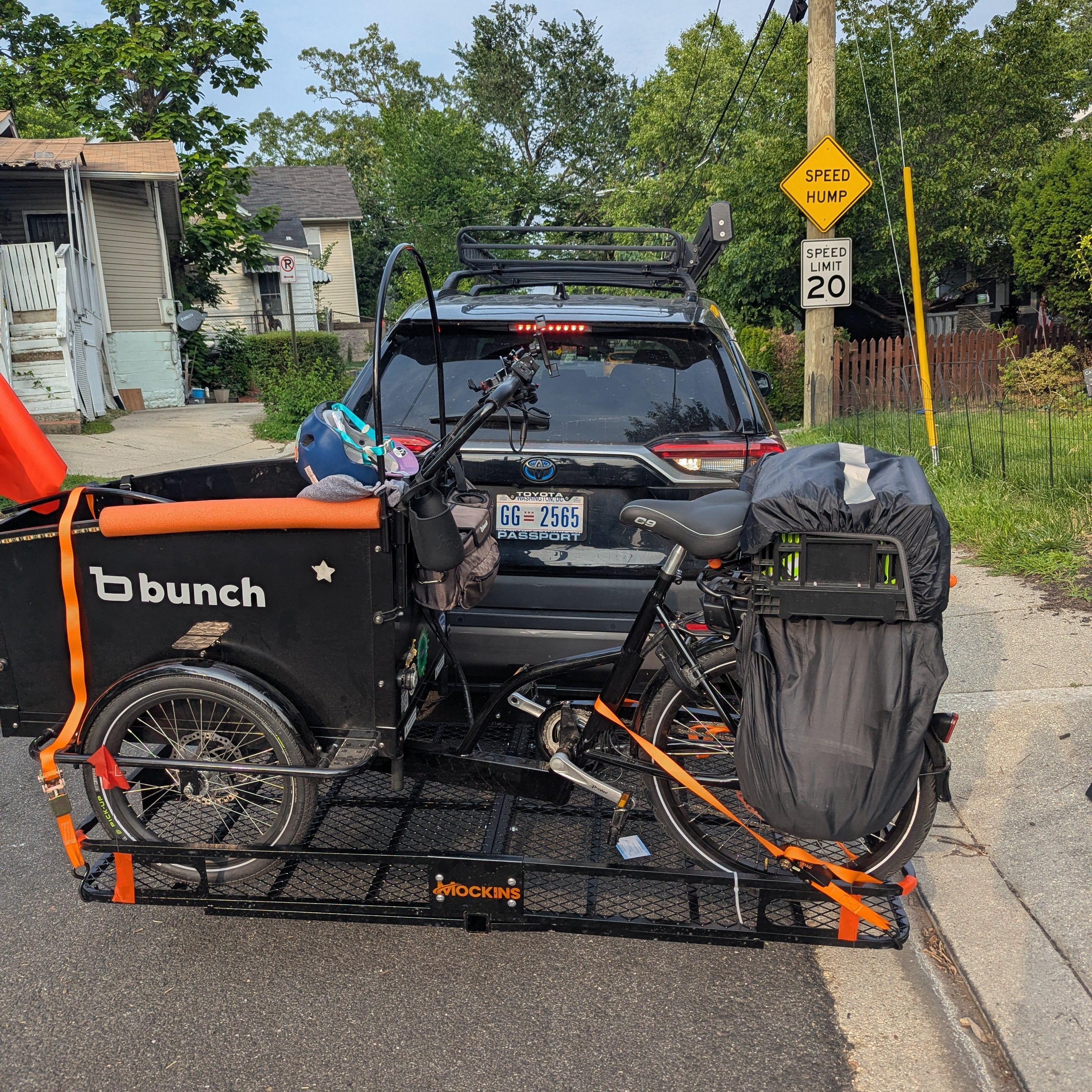 Hitch Carrier Rack For Cargo Bikes