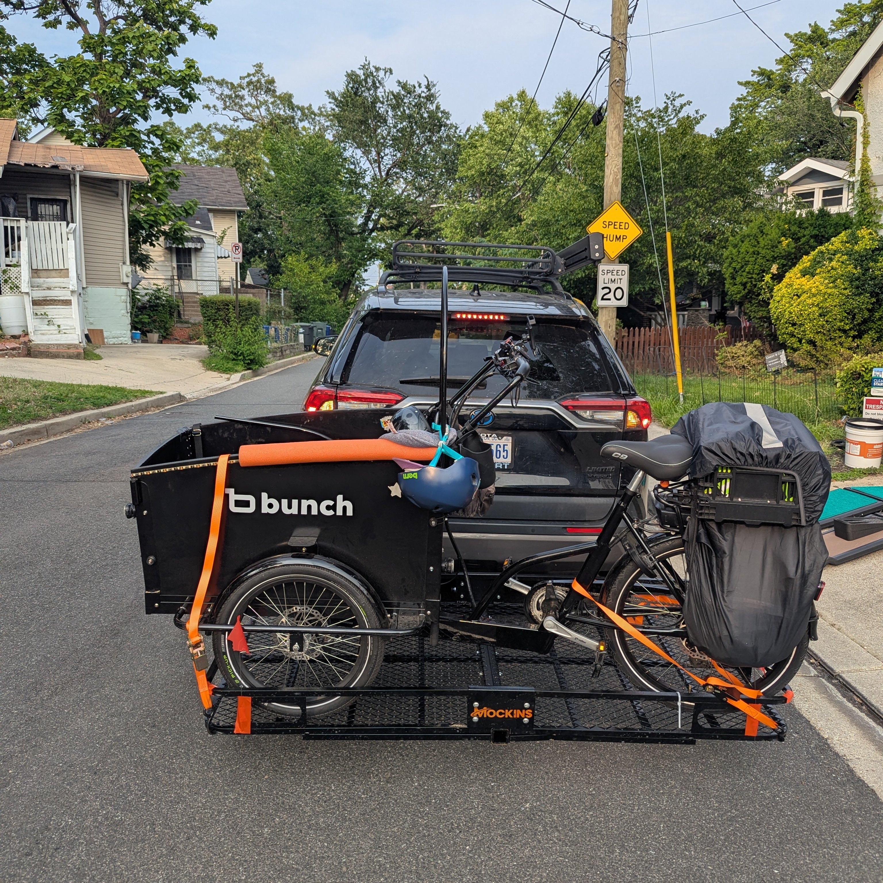 Hitch Carrier Rack For Cargo Bikes