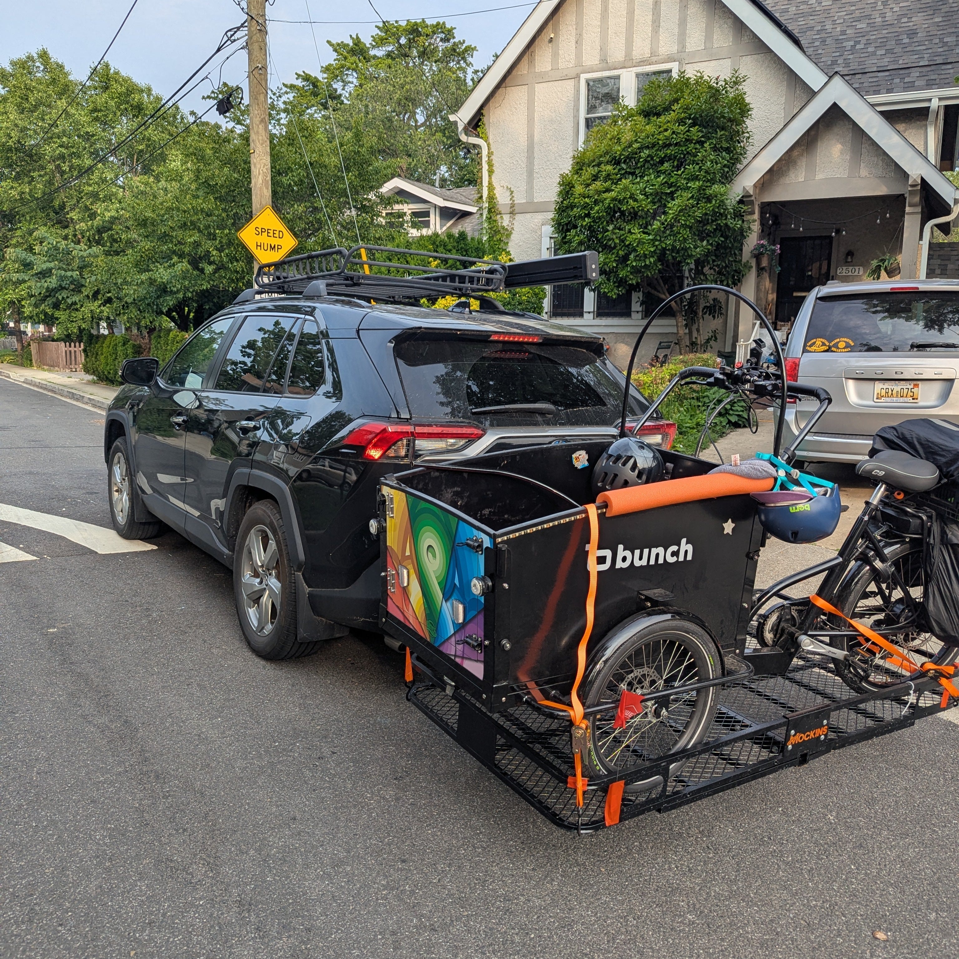 Hitch Carrier Rack For Cargo Bikes