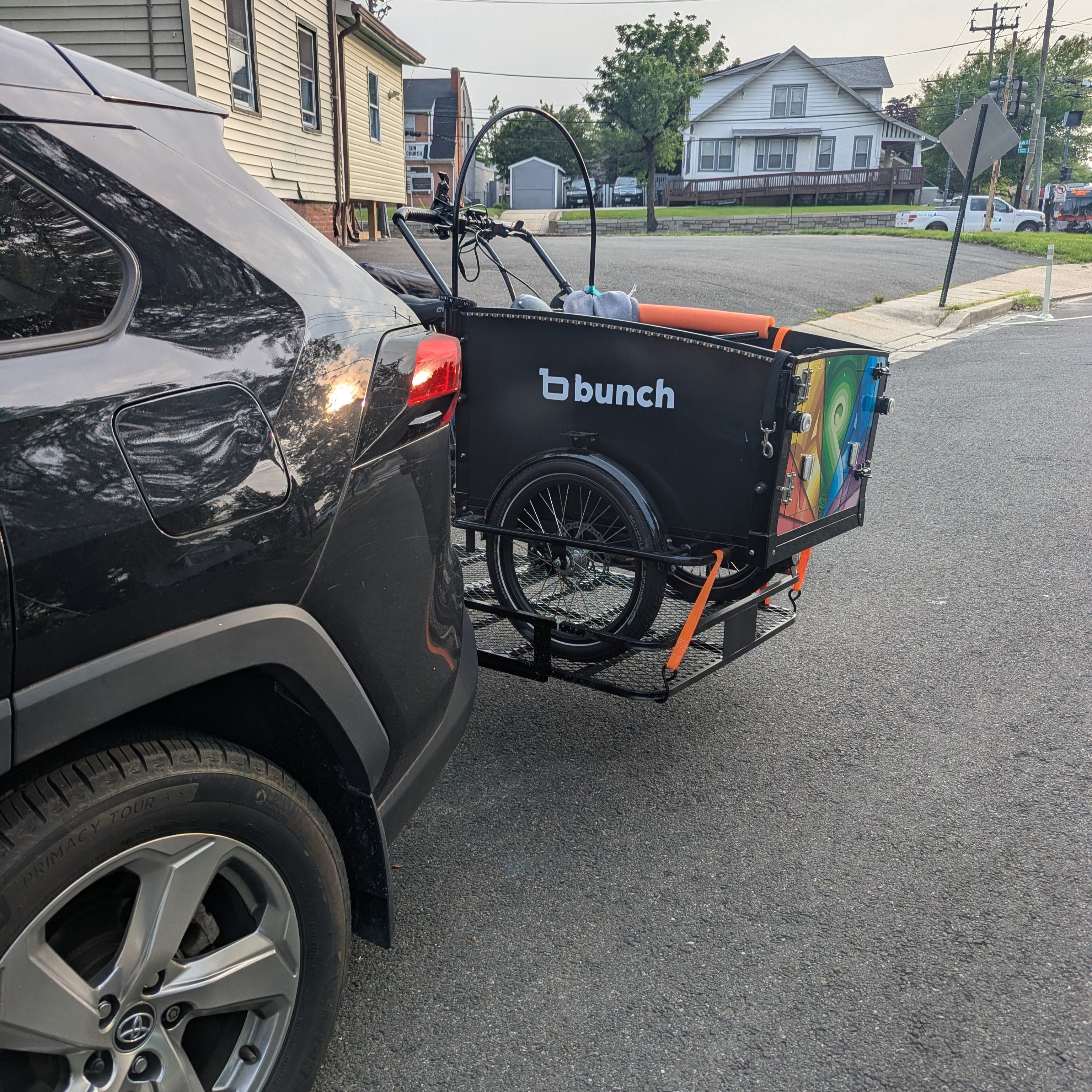 Hitch Carrier Rack For Cargo Bikes