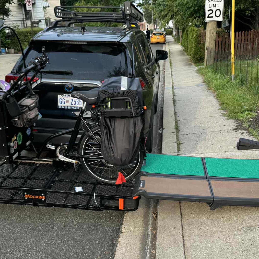 Hitch Carrier Rack For Cargo Bikes