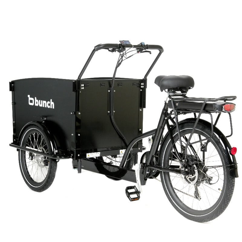 Rear diagonal view - Bunch Bike Original 3.0 with V2 panels - #color_Cool Black
