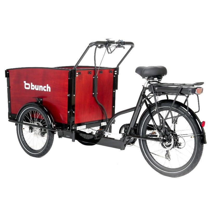 Rear diagonal view - Bunch Bike Original 3.0 with V2 panels -  #color_Classic Sedona Woodgrain