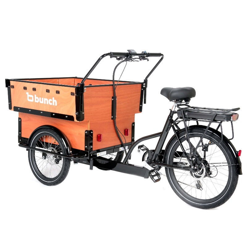 The Preschool cargo bike for 6 kids - daycare and nature school - #color_Honey Woodgrain