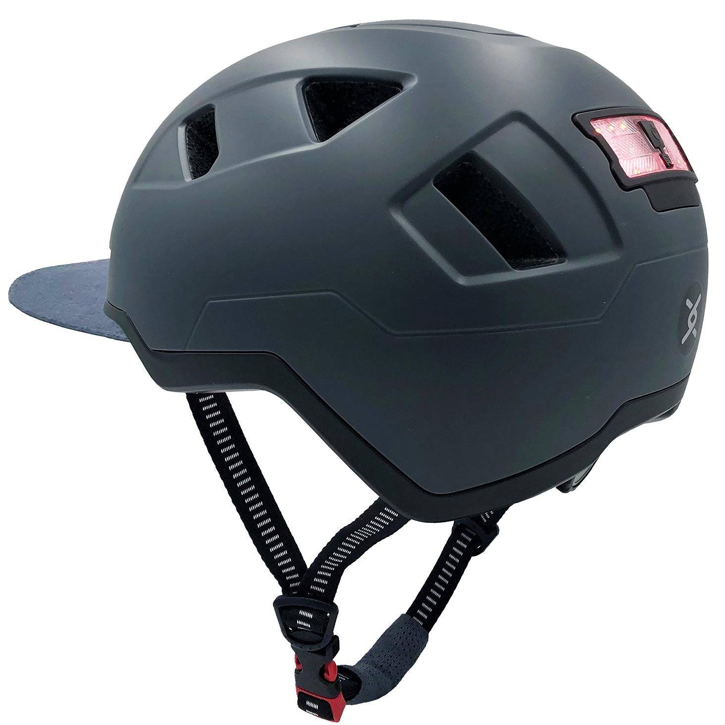 Xnito Ebike Helmet With Lights - Urbanite Black