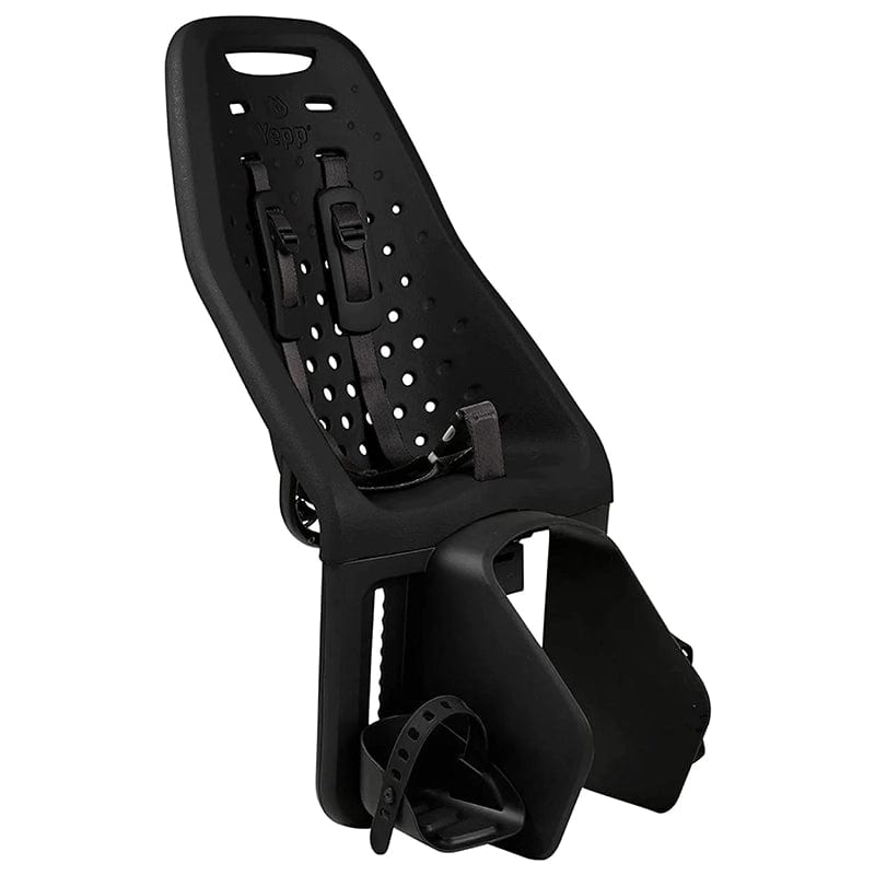 Black Yepp Maxi Seat + Rear Rack Adapter #color_Black